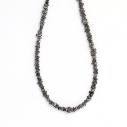 Gray Diamond 2.5mm Faceted Chips Bead Strand