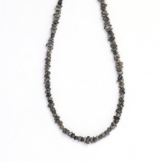 Gray Diamond 2.5mm Faceted Chips Bead Strand