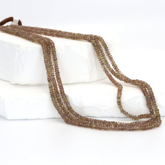 Color Change Garnet 3mm Faceted Rondelles