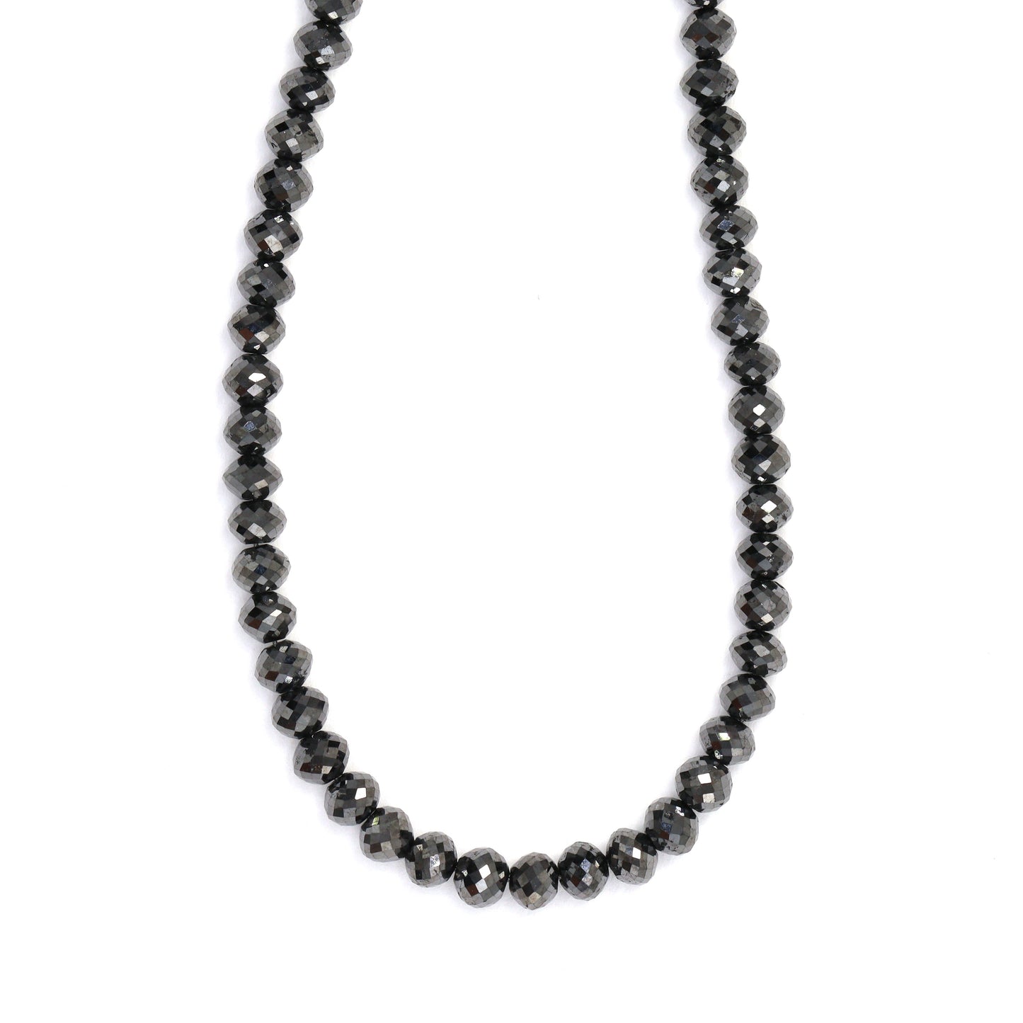 Black Diamond 3.5mm Faceted Rondelles