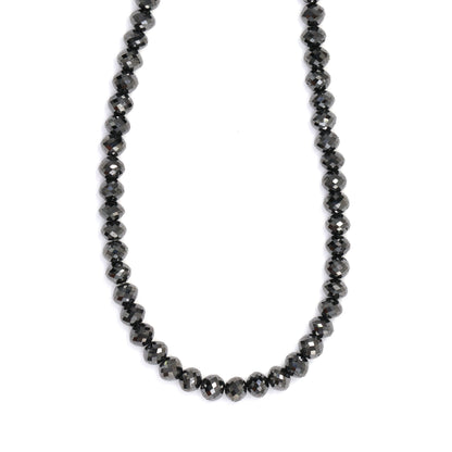 Black Diamond 3.5mm Faceted Rondelles