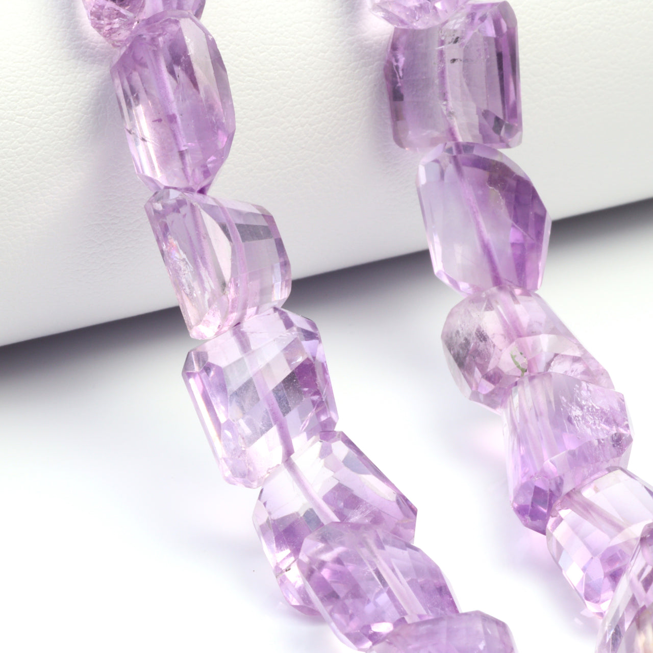 Pink Amethyst 12x10mm Faceted Nuggets