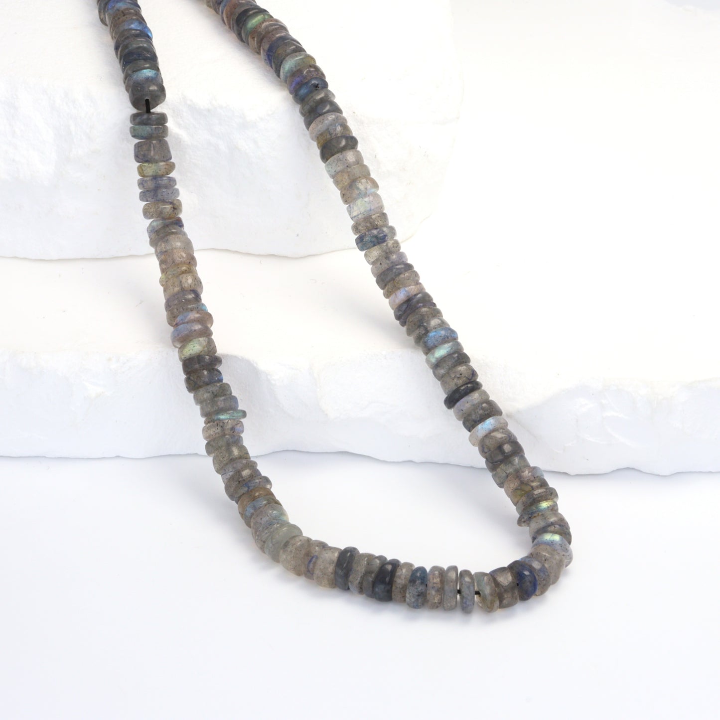 Blue Labradorite 5mm Smooth Tires