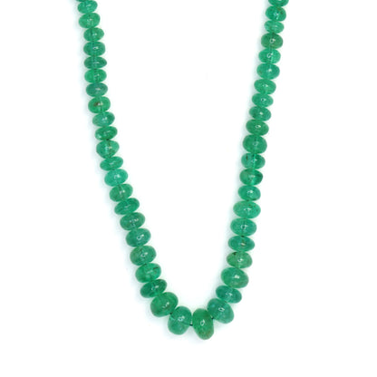 Green Emerald 3.5mm Smooth Rondelles