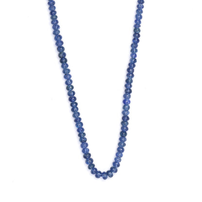 Cornflower Blue Sapphire 2.2mm - 3.5mm Smooth Rondelles Bead Strand