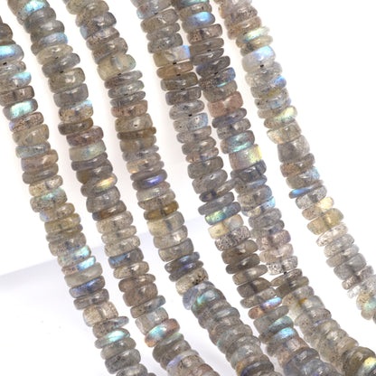 Blue Labradorite 5mm Smooth Tires