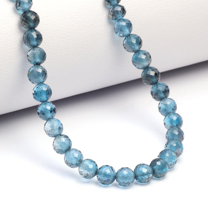 London Blue Topaz 4mm Faceted Rondelles