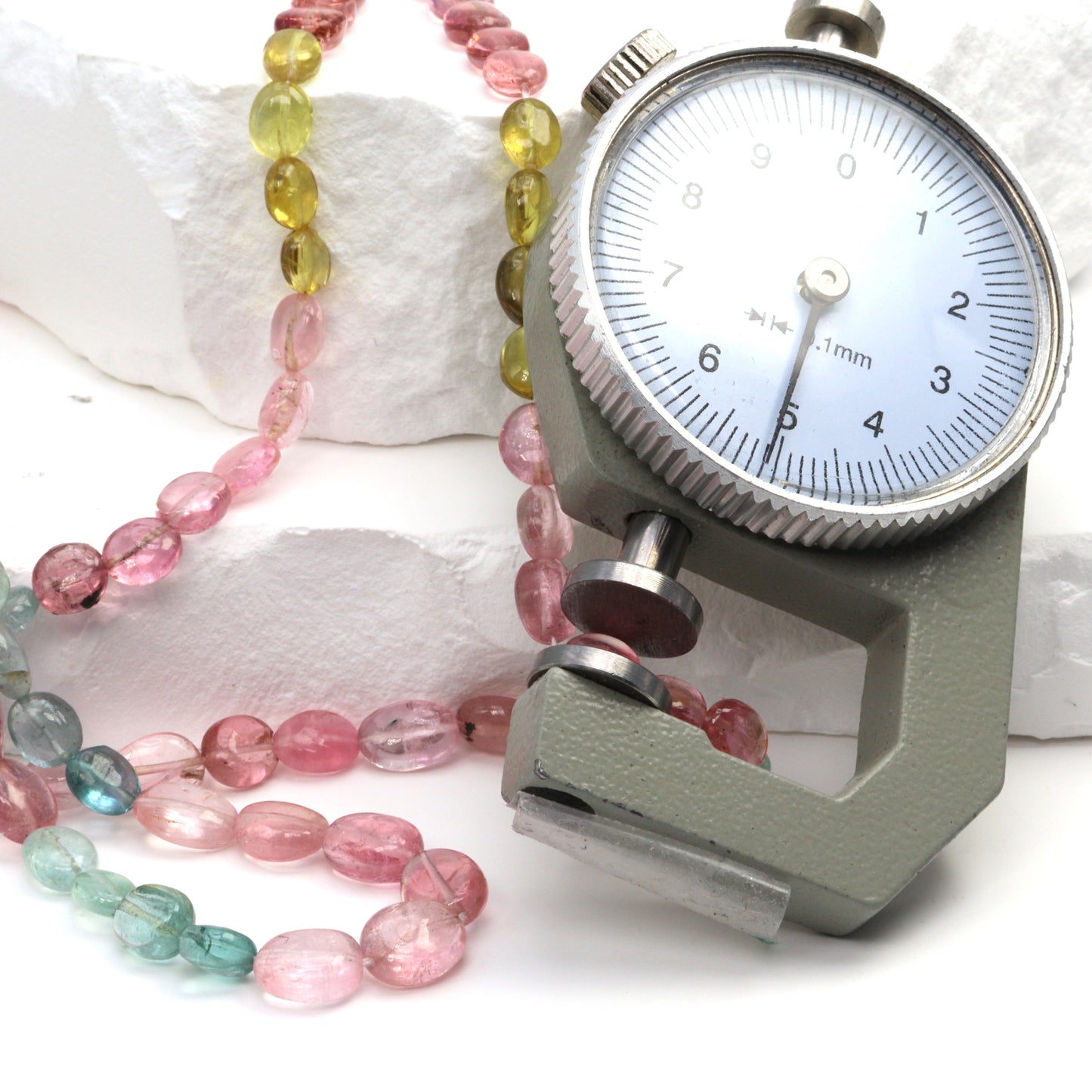 Watermelon Tourmaline 6x4mm Smooth Ovals