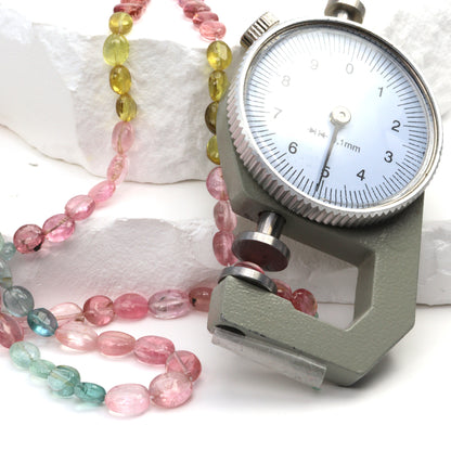 Watermelon Tourmaline 6x4mm Smooth Ovals