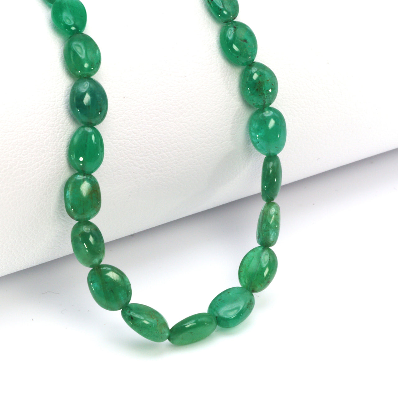 Green Emerald 6x4mm Smooth Ovals