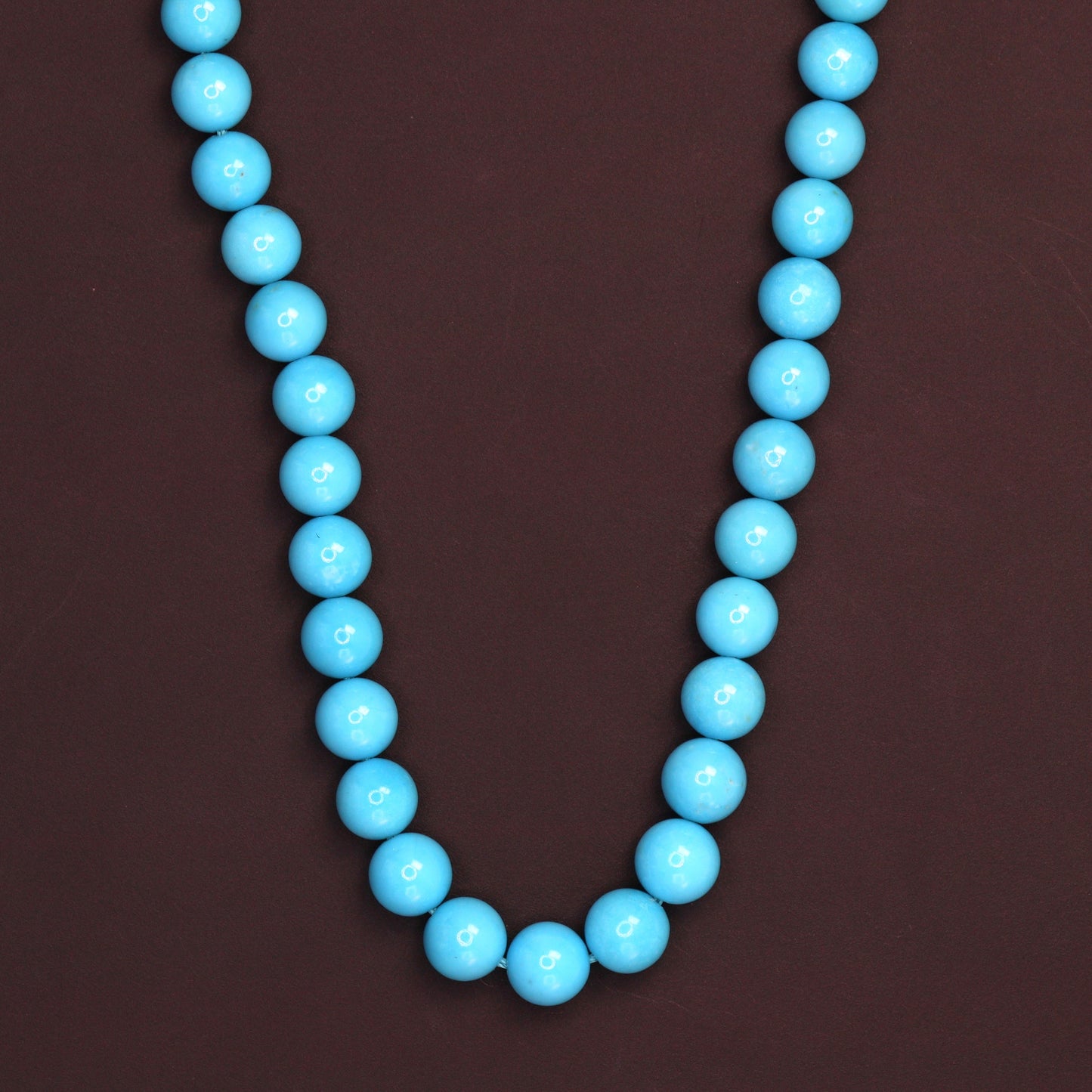 Sleeping Beauty Turquoise 5mm Smooth Rounds