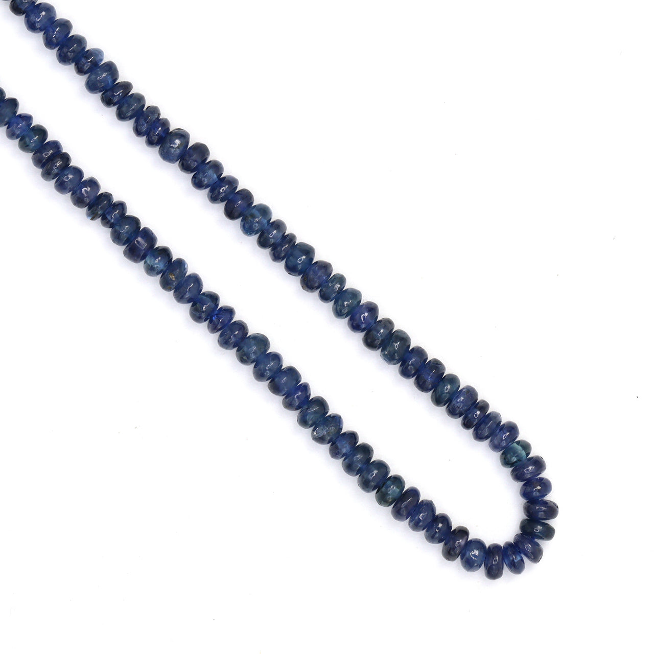 Navy Blue Sapphire 2.5mm Smooth Rondelles