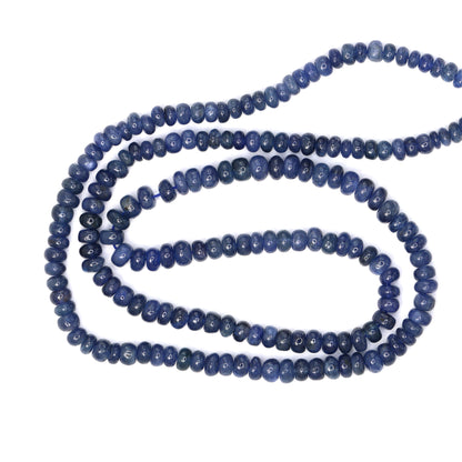 Cornflower Blue Sapphire 3mm Smooth Rondelles