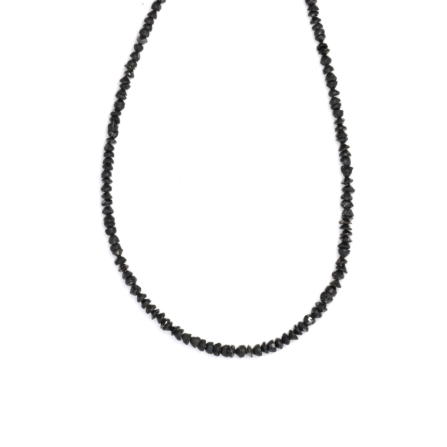 Black Diamond 2mm - 2.5mm Hand Faceted Chips Bead Strand