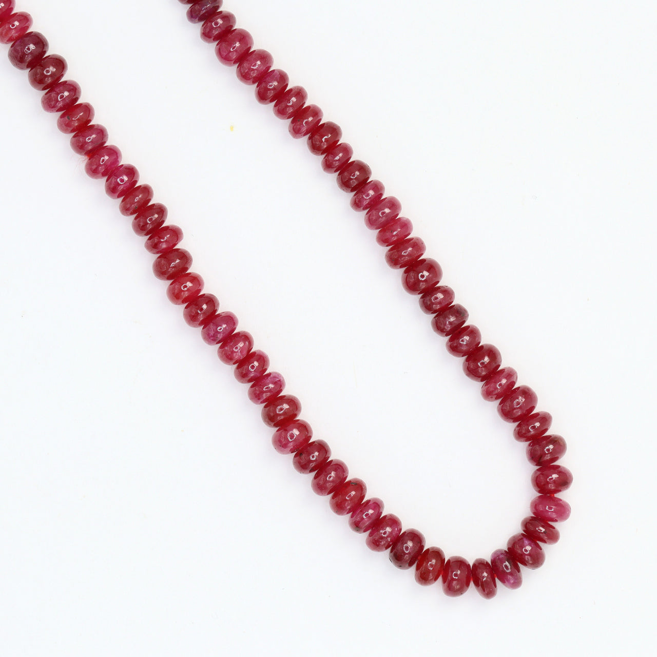 Red Ruby 4.5mm Smooth Rondelles