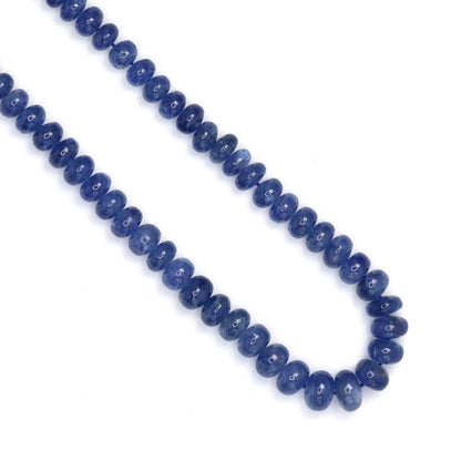 Cornflower Blue Sapphire 4mm Smooth Rondelles