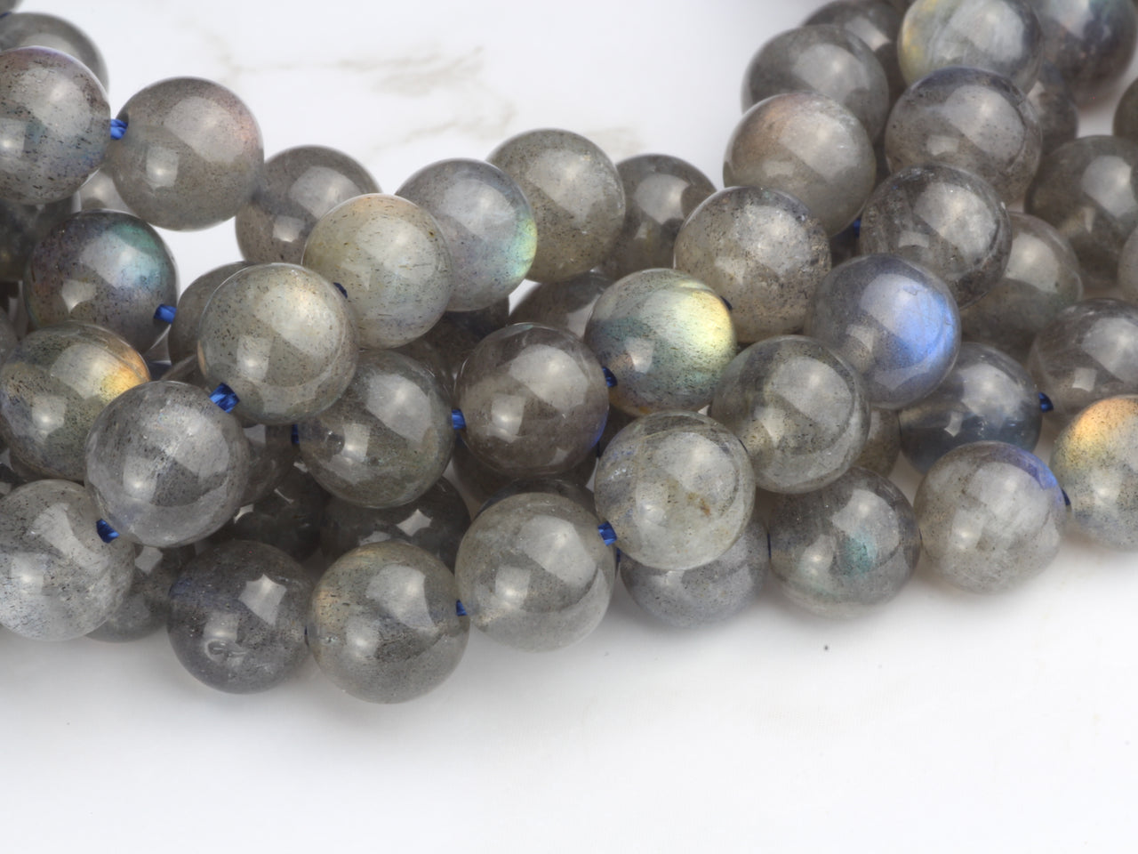 Labradorite 7mm Smooth Rounds