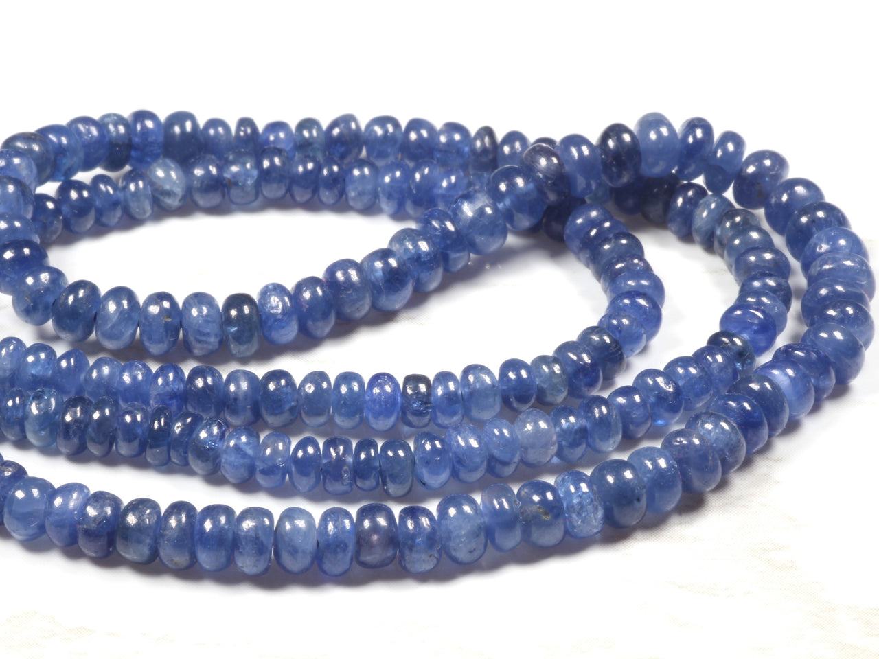 Cornflower Blue Sapphire 3mm Smooth Rondelles