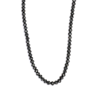 Black Diamond 3mm Faceted Rondelles