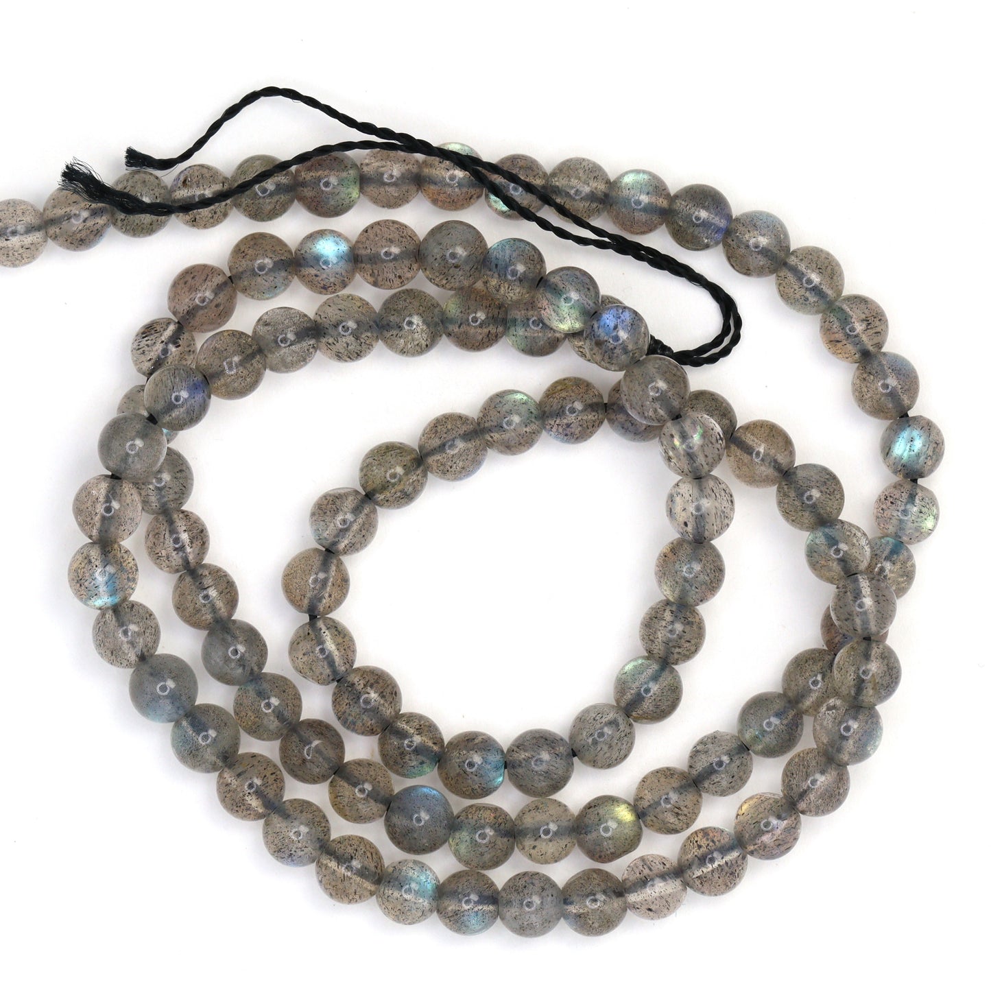 Blue Labradorite 4mm Smooth Rounds Bead Strand