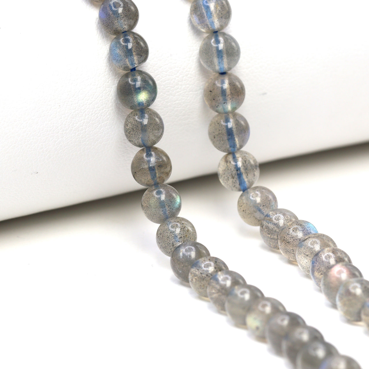 Blue Labradorite 6mm Smooth Rounds