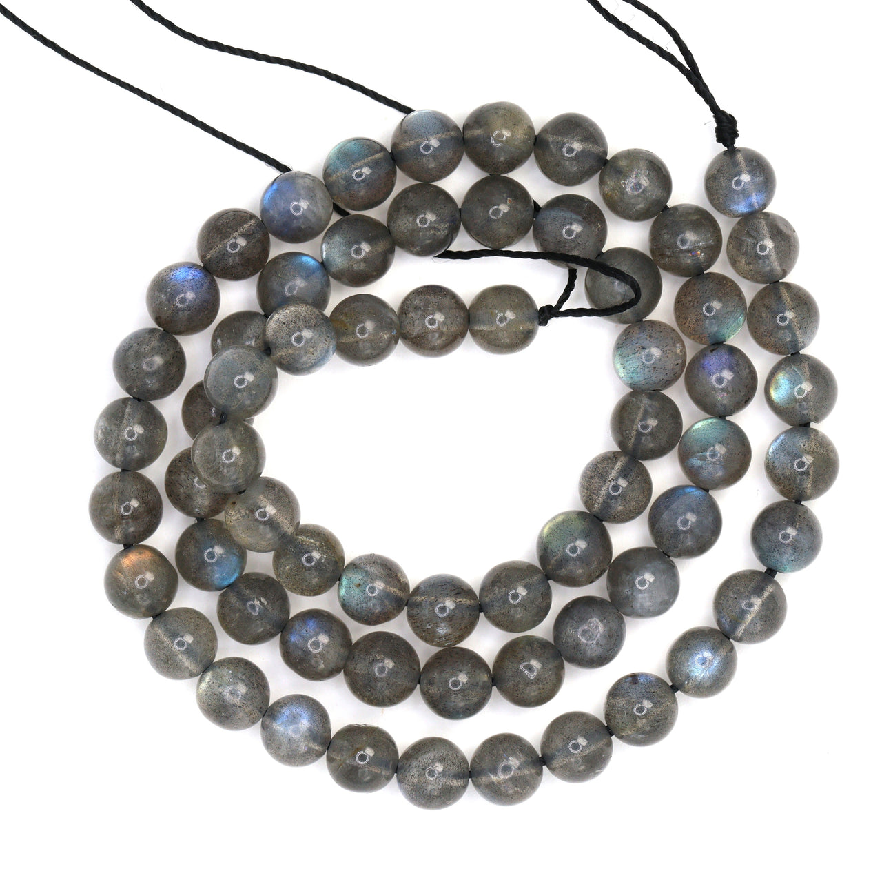 Blue Labradorite 6mm Smooth Rounds Bead Strand
