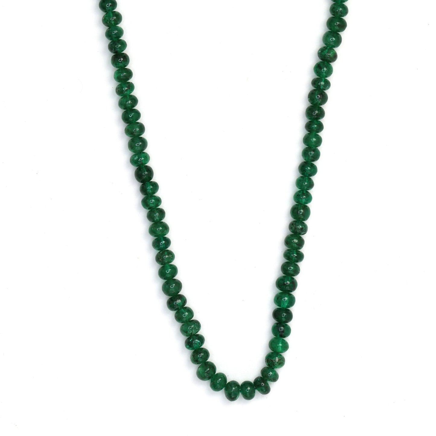 Green Emerald 3mm Smooth Rondelles