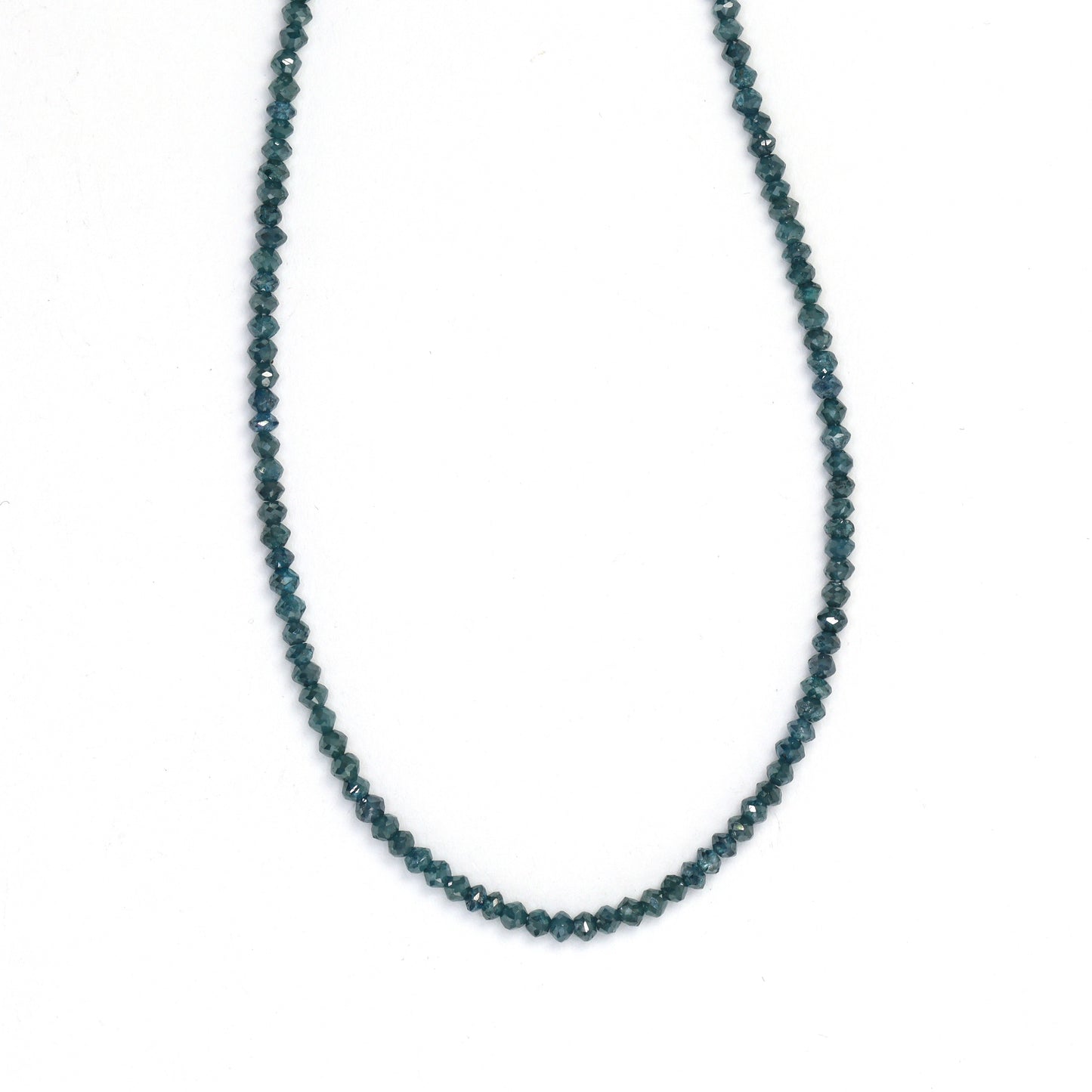 Blue Diamond 2mm Faceted Rondelles