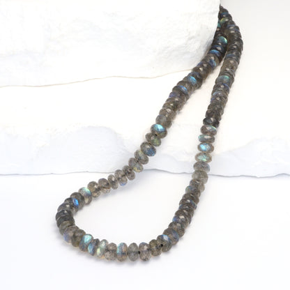 AAA Blue Labradorite 5mm Faceted Rondelles