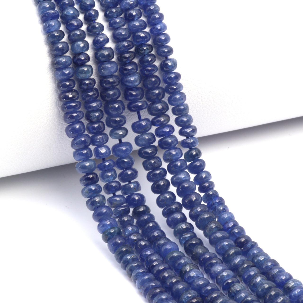 Cornflower Blue Sapphire 3mm Smooth Rondelles