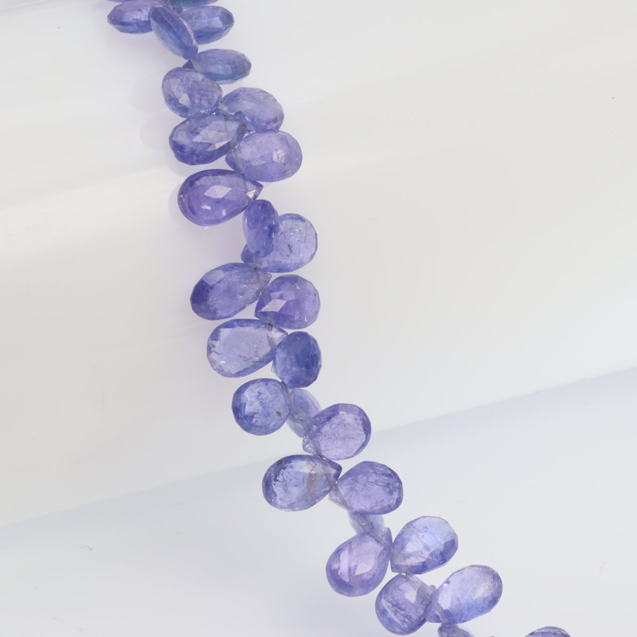 Blue Tanzanite 7x5mm Faceted Pear Shaped Briolettes