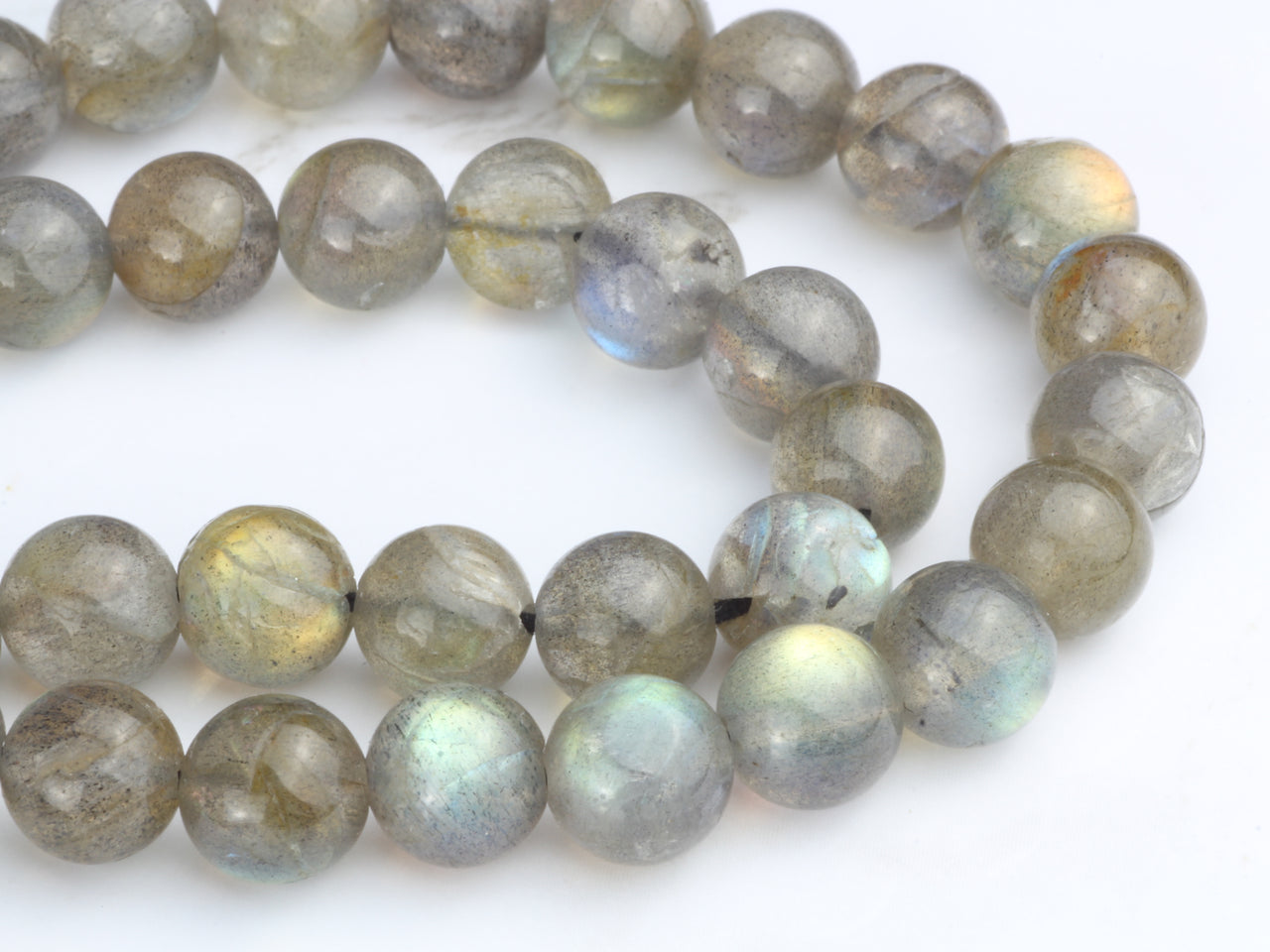 Blue Labradorite 8mm Smooth Rounds