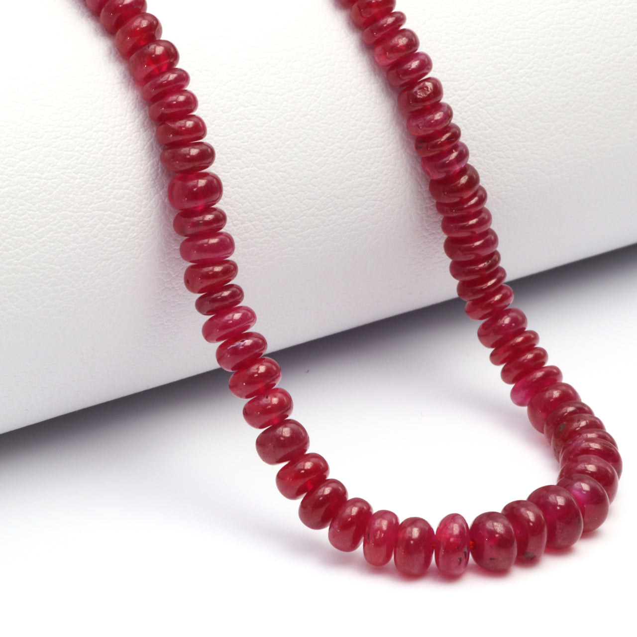 Red Ruby 3mm Smooth Rondelles