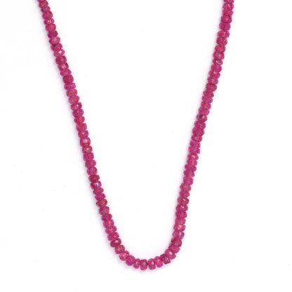 Pink Sapphire 2mm Faceted Rondelles