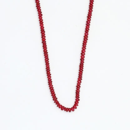 Red Ruby 2.5mm Smooth Rondelles