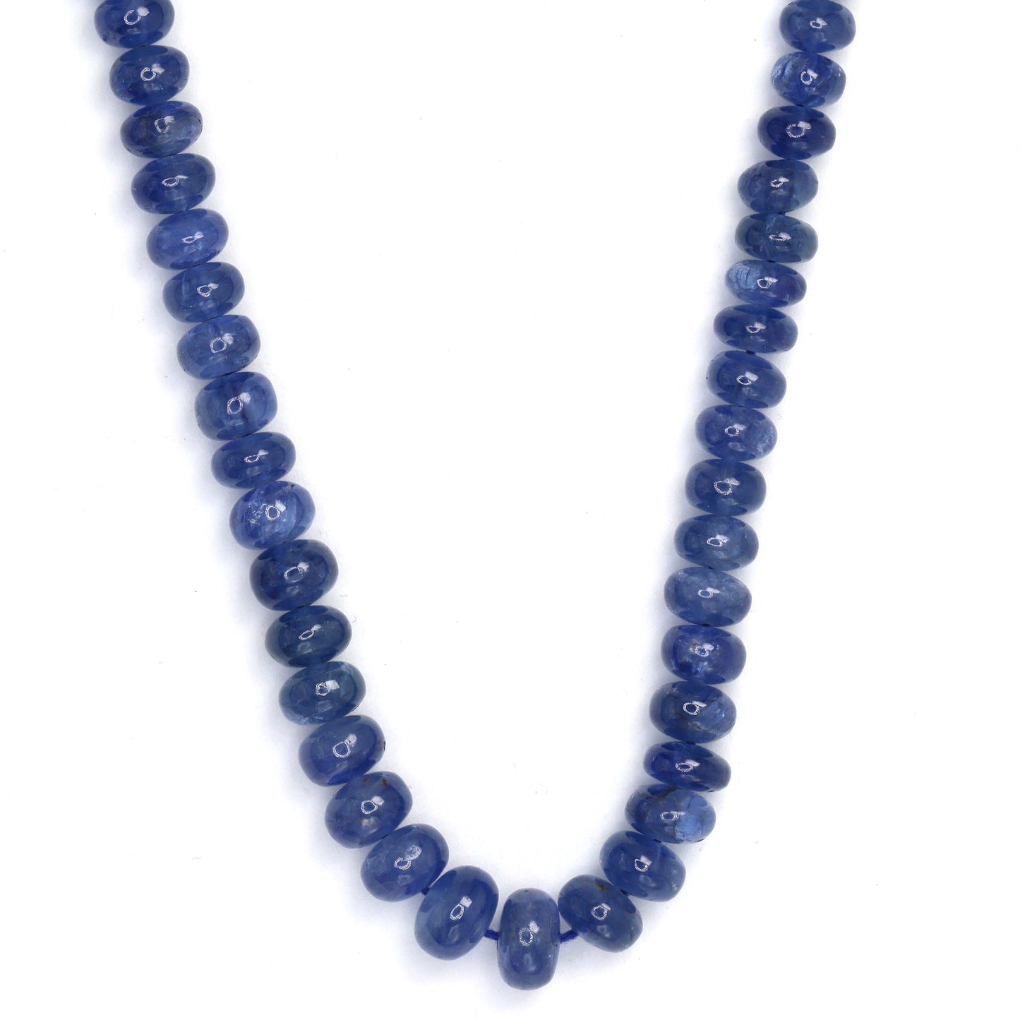 Cornflower Blue Sapphire 4mm Smooth Rondelles