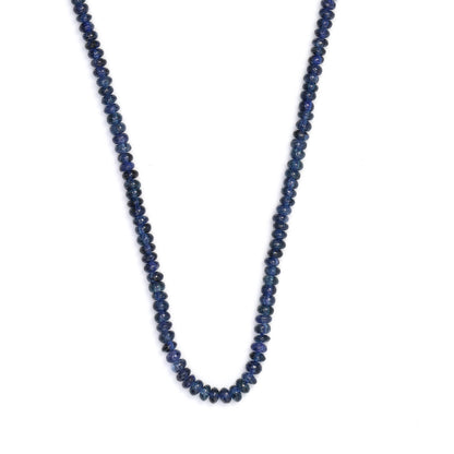 Royal Blue Sapphire 2.5mm - 3mm  Smooth Rondelles Bead Strand