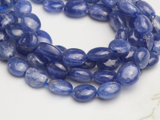 Cornflower Blue Sapphire 5x3mm Smooth Nuggets