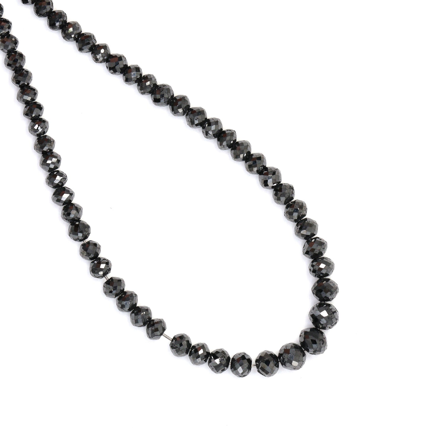 Black Diamond 3mm Faceted Rondelles