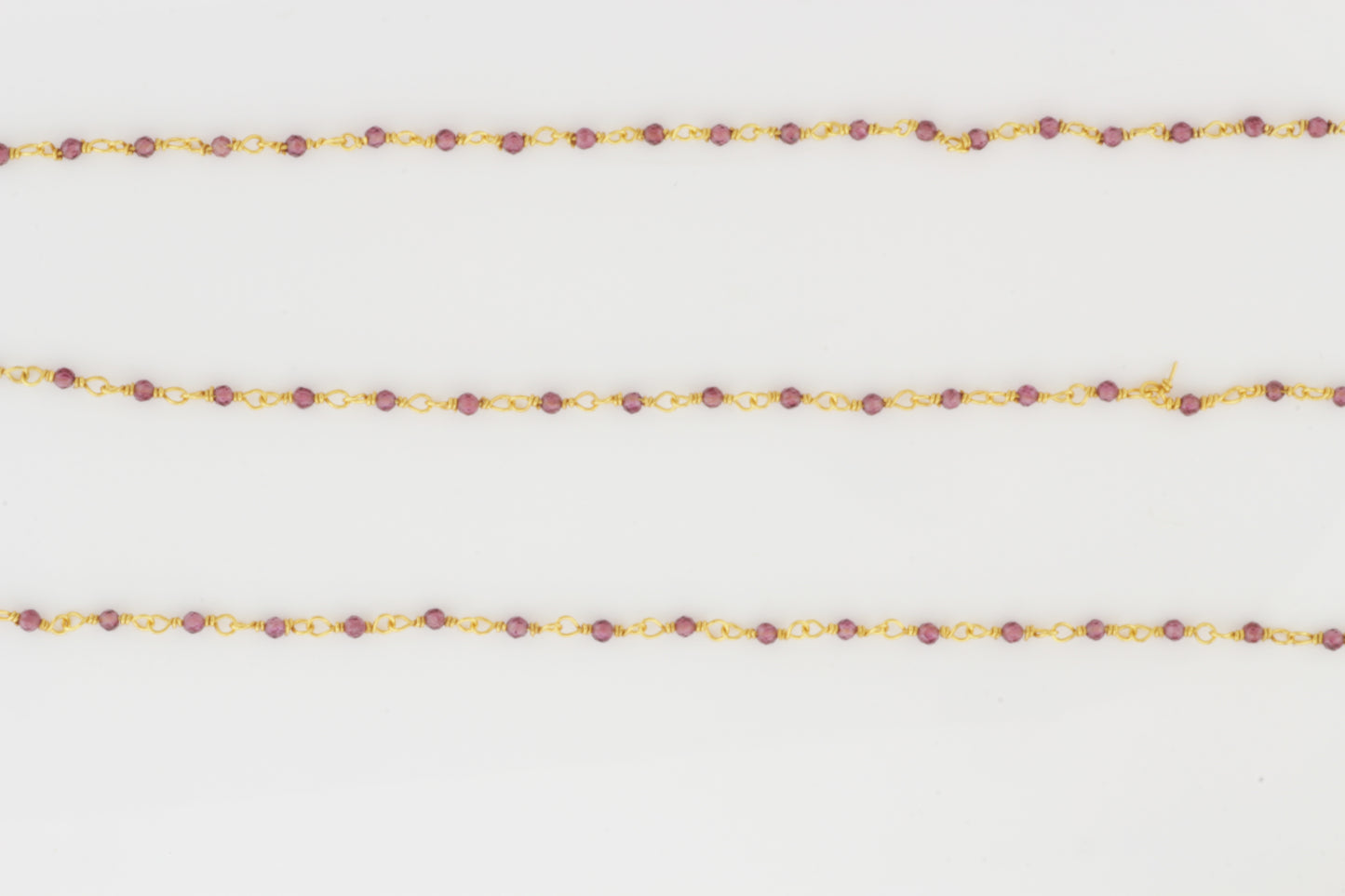 Rhodolite Garnet 2mm Faceted Rounds