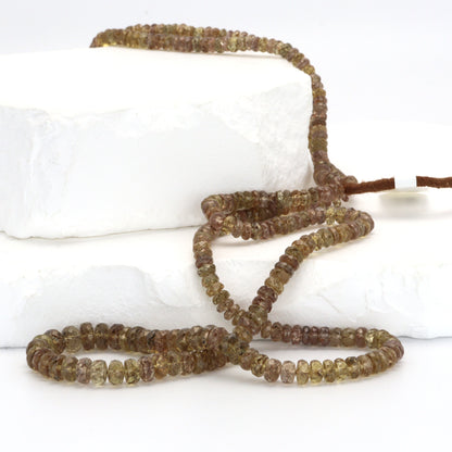 Color Change Garnet 4mm Faceted Rondelles