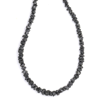 Black Diamond 2.5mm - 3.0mm Hand Faceted Chips Bead Strand