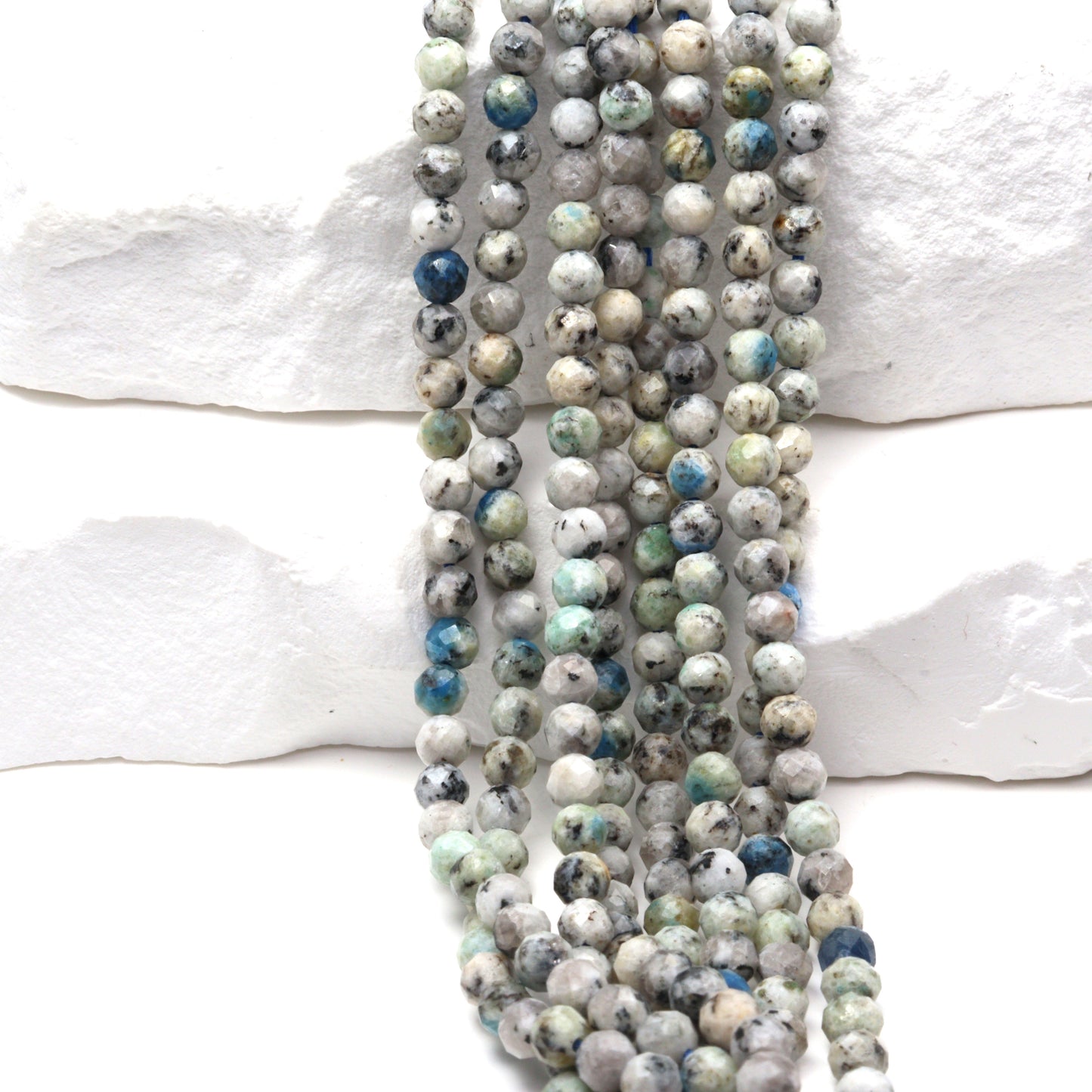 K2 Jasper 3.5mm Faceted Rounds