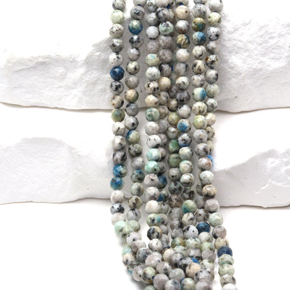 K2 Jasper 3.5mm Faceted Rounds