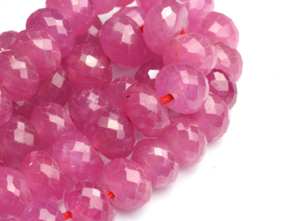 Pink Sapphire 5.5mm Faceted Rondelles