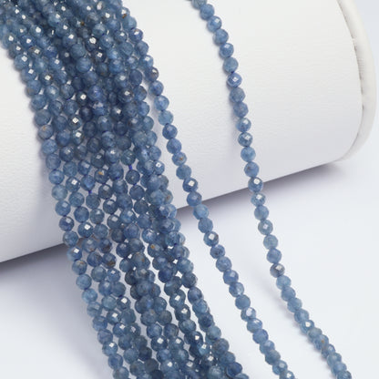 Cornflower Blue Sapphire 2.5mm Faceted Rounds