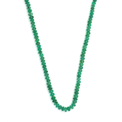 Green Emerald 2.5mm - 3.0mm Smooth Rondelles Bead Strand