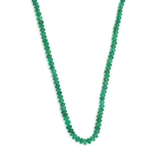Green Emerald 2.5mm - 3.0mm Smooth Rondelles Bead Strand