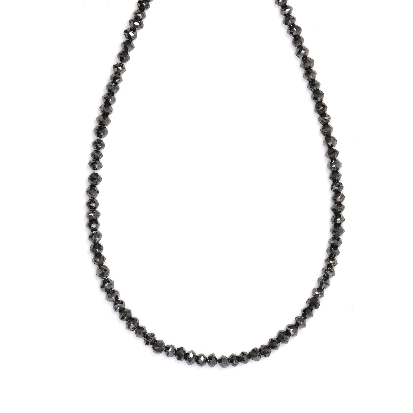 Black Diamond 2.2mm Faceted Rondelles