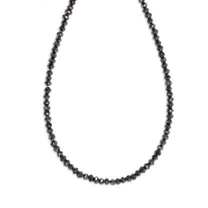 Black Diamond 2.2mm Faceted Rondelles